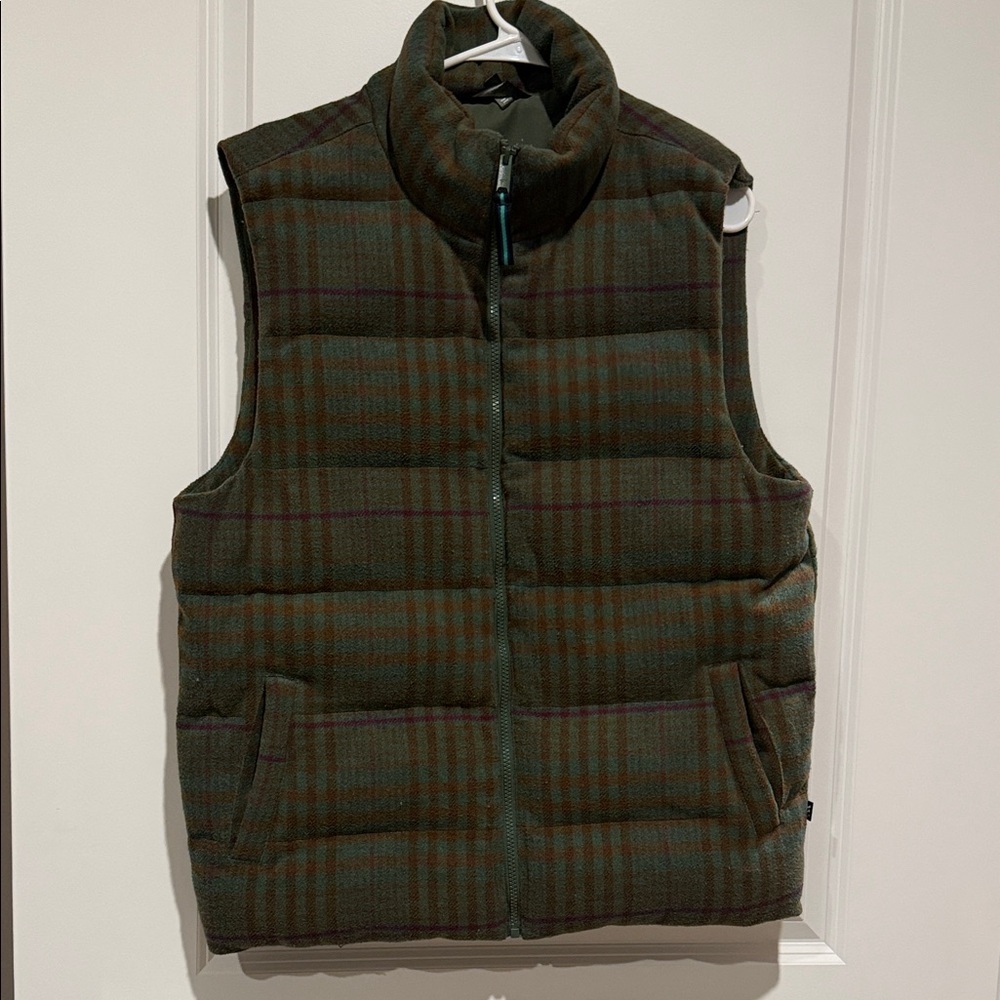 Unisex Plaid Puffer Vest